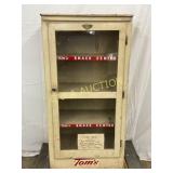 Tom's Wooden Display Cabinet with Glass Door, 24in
