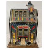 16×24 1/2 Comet Slot Machine with Colorful Painted