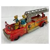 Early Walt Disney Tin Litho Disneyland Fire Truck,