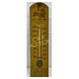 John J. McCloskey Looms Wooden Thermometer, 5 x 21