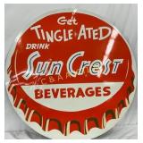 Restored 36in. Robertson Metal Sun Crest Beverages