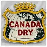 15×14 1/2 Emb. Canada Dry Self-Framed Sign