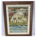 International Stock Food,' Framed Lithograph 27.5