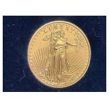 2022 Liberty 5 Dollar 1/10 oz Gold Coin by United