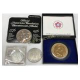 Commemorative Coins and Medals, Including Bicenten