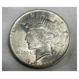 1922 90% Silver Peace Dollar Coin
