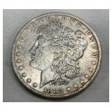 1882 Morgan Silver Dollar Coin
