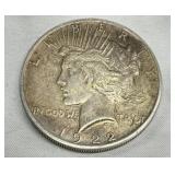 1922 Silver Peace Dollar Coin
