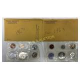 Two 1963 Philadelphia Mint Silver Coin Sets in Ori
