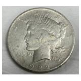 1922 90% Silver Peace Dollar Coin