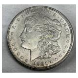 1921 Morgan Silver Dollar, 90% Silver Content