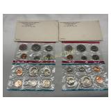2 1972 U.S. Mint Uncirculated Coin Sets in Origina