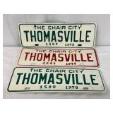 Three Thomasville ï¿½The Chair Cityï¿½ Commemorative L