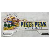 Porcelain Pikes Peak Tag Topper with Glencove Inn