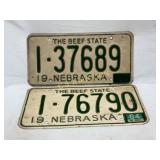 Nebraska License Plates, ï¿½The Beef Stateï¿½, Includi