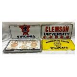4 Embossed College and High School Aluminum Licens