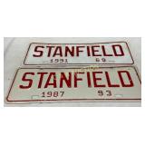 Two 1987 and 1991 Stanfield, North Carolina Licens