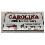 Metal Embossed Carolina Freight Carrier 60th Anniv