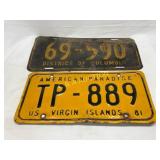 License Plates: District of Columbia (1946) and US