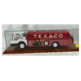 Texaco Model Truck in Glass Display Case, 23in x 6