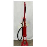 Early Painted Hand-Crank Oiler with Red Finish