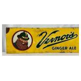 Vernor's Ginger Ale Sign, 18in x 6in