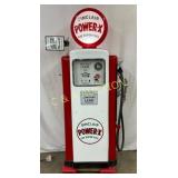 Sinclair Wayne Gas Pump Power-X Branding