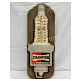 Champion Spark Plug-Themed Embossed Plastic