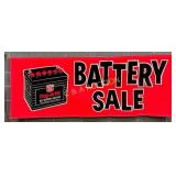 Phillips 66 Trop-Artic Battery Sale Banner, 91×34
