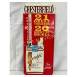 5×12 Metal Embossed Chesterfield Cigarette Adverti