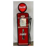 Restored Coca-Cola Gas Pump with Illuminated Globe