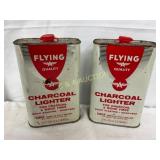 32-Ounce Flying Charcoal Lighter Cans by Getty Oil