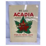 14 1/2 x 19 1/2 Inch Embossed Metal Acadia Gas Eng