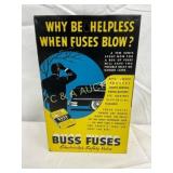 Buss Fuses Metal Display Case with Glass Tube Fuse