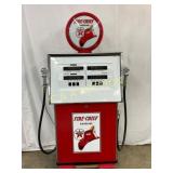 Tokheim Twin Texaco Fire-Chief Gas Pump with Globe