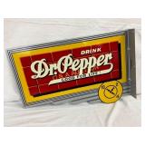 22 x 15 Dr Pepper Metal Flange Sign with Good For