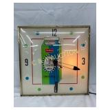 Sealtest Light n' Lively Milk Pam Clock, 16 Inches