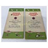 1949 Texaco Cruising Charts for Atlantic Coast, Lo