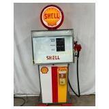 Bennett Model 4013 Gas Pump Shell with Shell Brand
