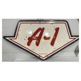 Double-Sided Porcelain A-1 Ford Sign by Mulholland