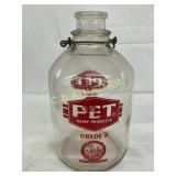 One-Gallon Glass Pet Dairy Products Milk Bottle wi