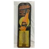 7×22 1/2-Inch Metal Nesbitt's Thermometer Featurin