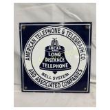 8-Inch Porcelain American Telephone & Telegraph Co