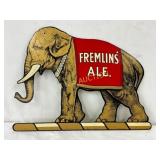 Fremlins Ale Die-Cut Elephant Advertising Sign, 16