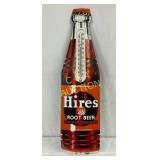 Hires Die-Cut Convex Metal Soda Bottle Thermometer