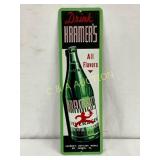 Metal Advertising Sign Drink Kramer's  All Flavo