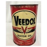 Veedol Motor Oil 5LB Can with Original Graphics