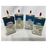 Four Esso, Enco, and Humble Handy Oilers, 4 Oz wit