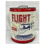 5-Gallon Flight Brand Metal Can with Aviation Grap