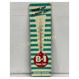B-1 Lemon-Lime Advertising Metal Thermometer, 5in